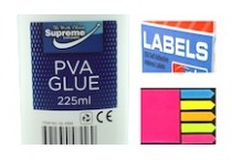Adhesives, Sticky Notes & Labels