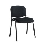 Taurus Meeting Chair Black Frame Charcoal
