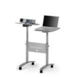Nobo Grey LCD/DLP Projector Trolley Twin Platform
