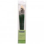 Elements Set of 6 Oil Brushes Long Handle