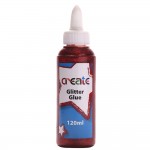 Create - Glitter Glue - 120ml Red