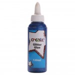 Create - Glitter Glue - 120ml Blue
