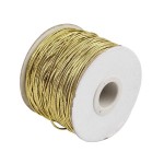 Create Craft - Elastic Cord -1 mm -gold -100 m