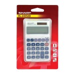 Sharp Silver 8-Digit Hand Held Pocket Calculator EL240SAB
