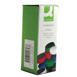 Q-Connect 25mm Round Magent - Assorted