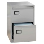 Contract 2 Drawer Steel Filing Grey