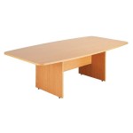 Barrel Meeting Table 2400x1000mm Beech