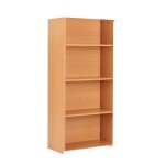 Eco 18 Premium Bookcase Beech 750W X 400D X 1600H