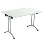 Rectangular 120x70 Folding Meeting Table White