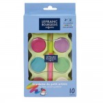 Color & Co - 8 Tempera Discs Set & Brush