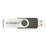 Q-Connect Silver/Black USB 2.0 Swivel 16Gb