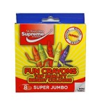 Extra Jumbo Crayons 8Pk