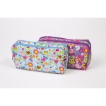 Pencil Case (Owls - Double Zip)