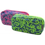 Pencil Case (Circle Wave - Double Zip)