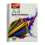 A4 Spiral Sketch Pad (100gsm) - 100SHT 