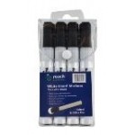 Whiteboard Markers (Large) - 4 Pk Black